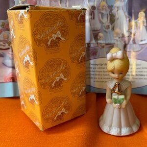 Blonde Enesco Growing Up Girls #4 Porcelain figure